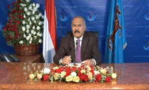 Ali Abdullah Saleh in his TV address on July 28th, 2016 in Sana´a